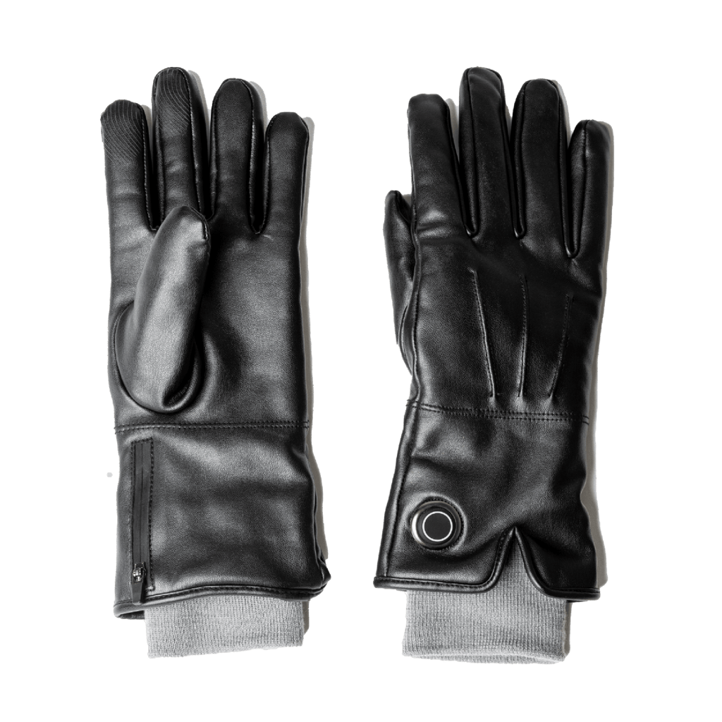 Smart Heated Leather Gloves