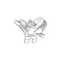 SRAM Guide RSC Caliper Assembly