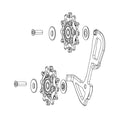 SRAM GX 1x11 Inner Cage/Pulley